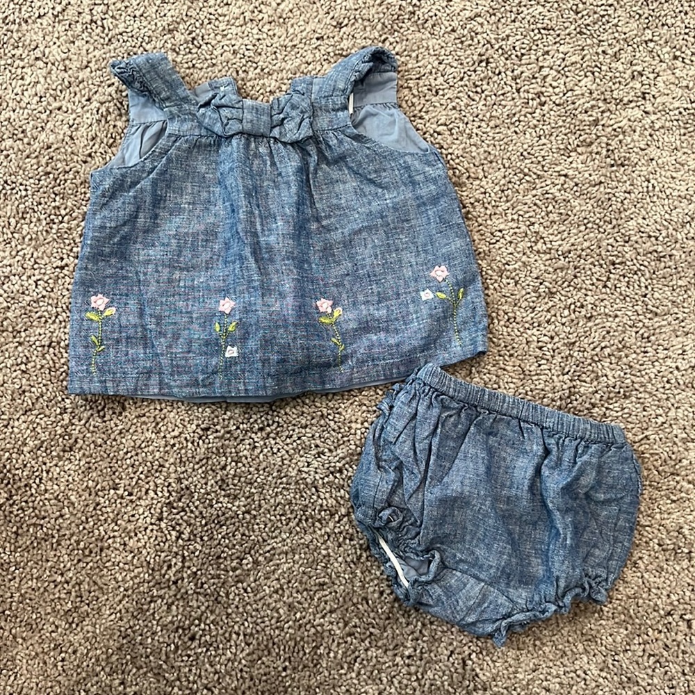 Janie and Jack Matching Set - 3-6 months